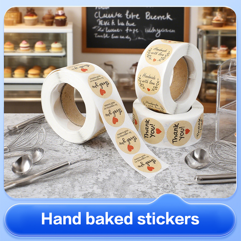 Kitchen.Baking Labels - 500pcs Thank You Stickers Seal Labels