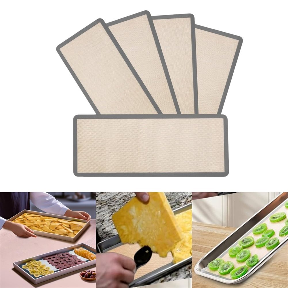 Kitchen Baking Mat - 5Pcs Silicone Baking Mats M L