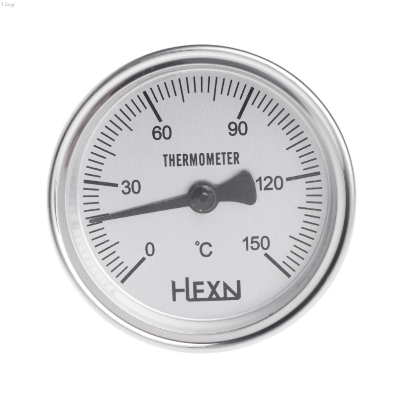 Oven Thermometer Analog - 1/4 PT Thread Stainless Steel Thermometer