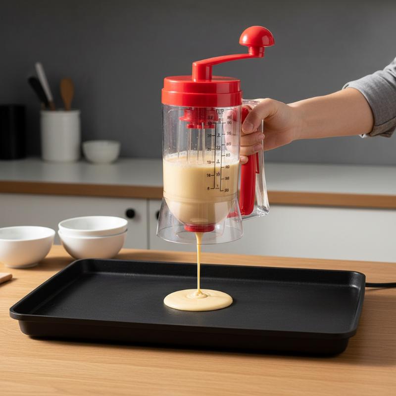 Kitchen.Baking Labels - Hand-held Dispenser With Measuring Label Squeeze