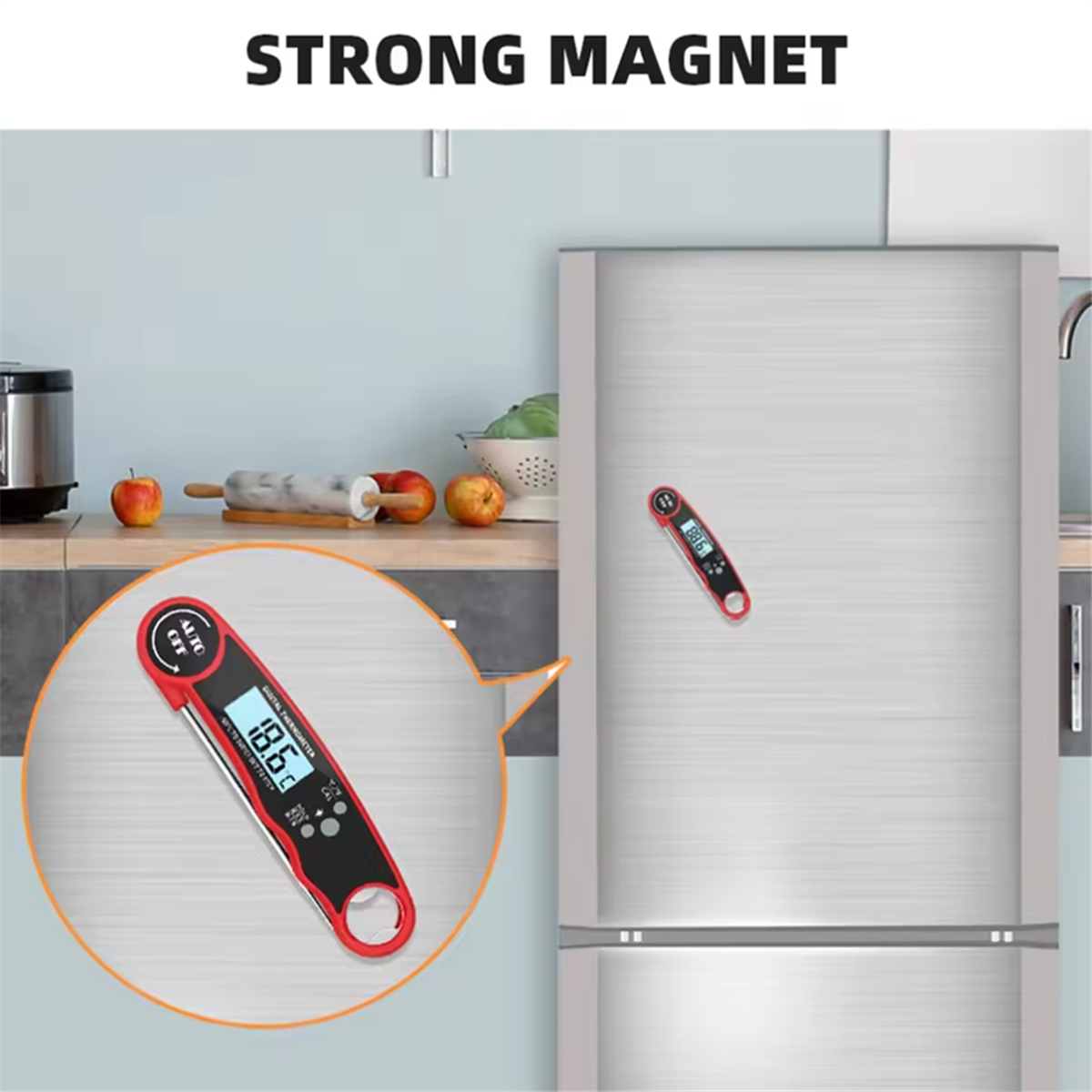 Kitchen Baking Area - A002 Food Thermometer Kitchen Probe Electronic