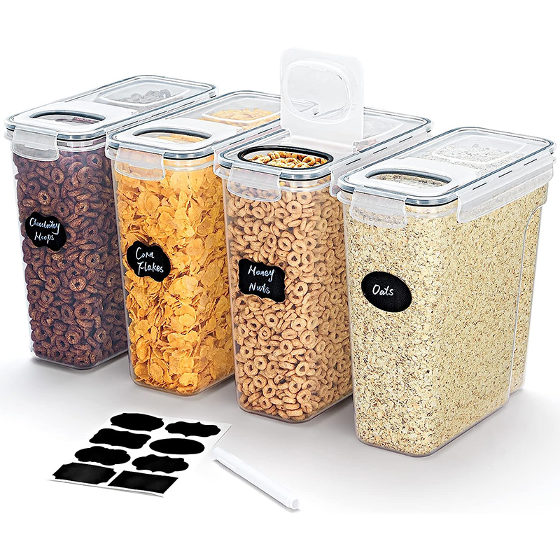 Kitchen Bank - 4L Cereal Storage Containers with Lids