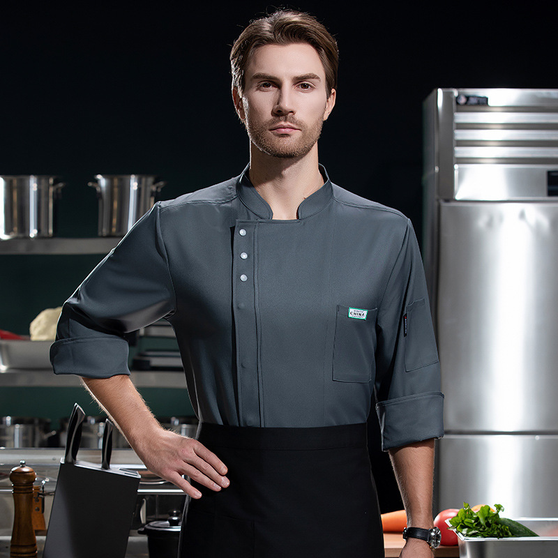 Kitchen.Baking Labels - Green Label Chef Uniform for Men,