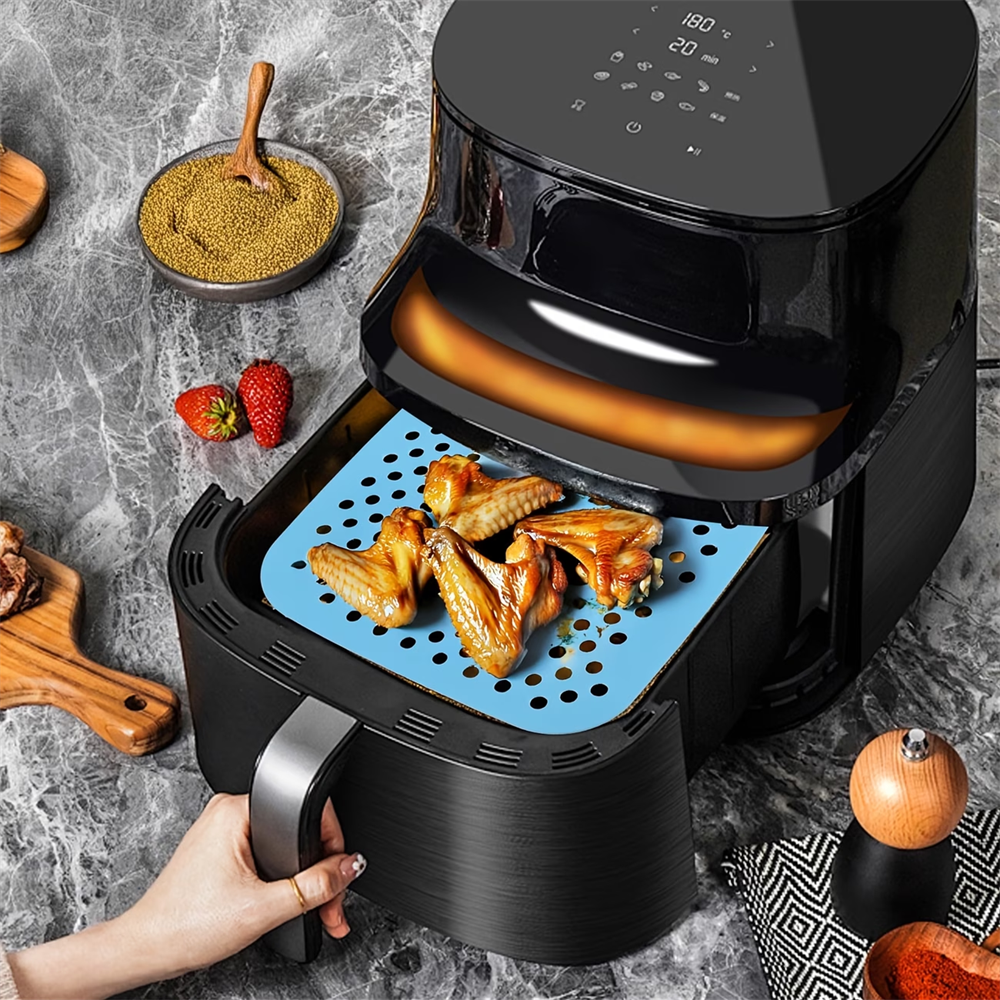 Reusable Air Fryer Pad, Silico - Kitchen Baking Mat avis et prix