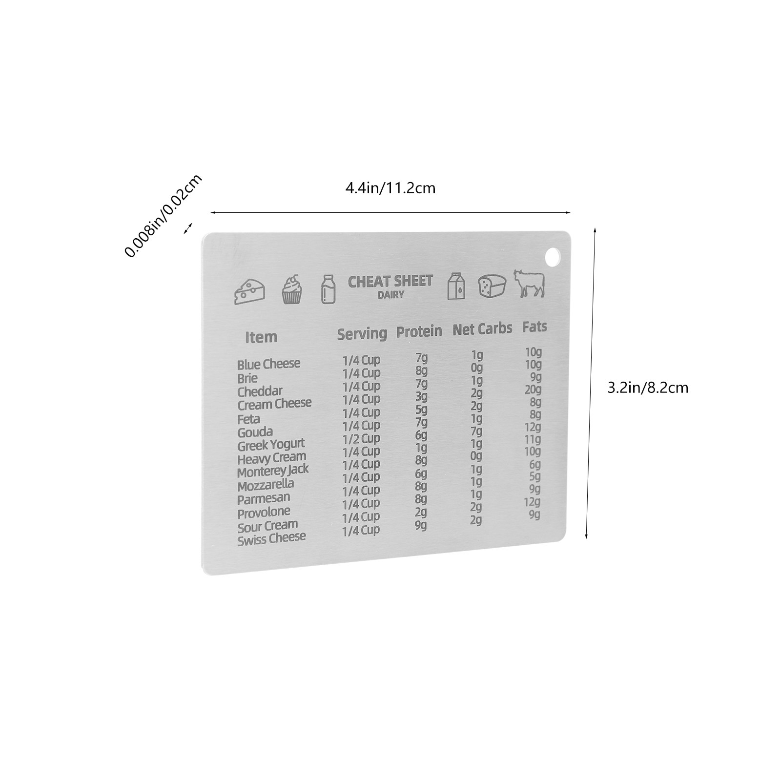 Compact Magnetic Measure Equiv - Kitchen Baking Conversion Chart avis et prix