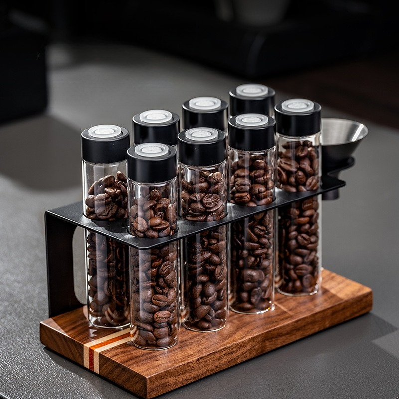 JUSTINLAU Glass Coffee Bean St - Kitchen Baking Storage avis et prix