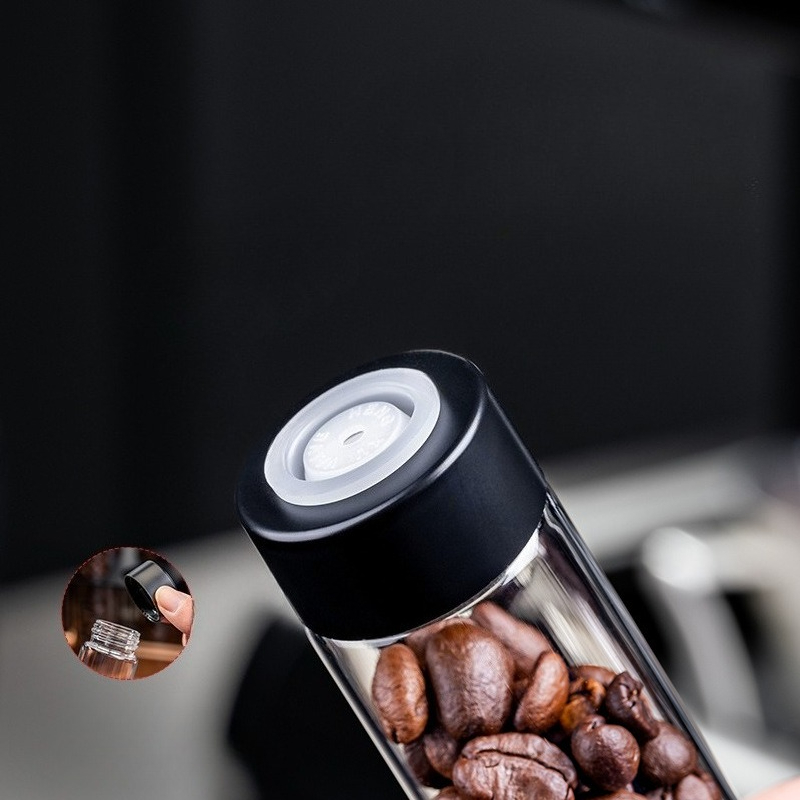 JUSTINLAU Glass Coffee Bean St - Kitchen Baking Storage avis et prix
