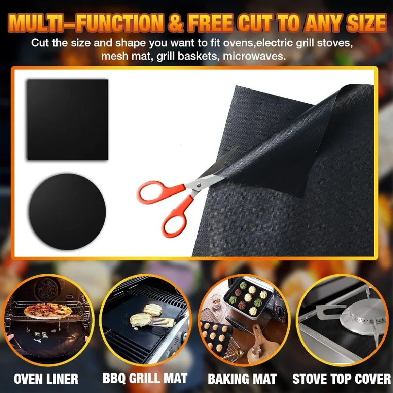 2pcs Large Non Stick Oven Line - Super Kitchen Baking Mat avis et prix