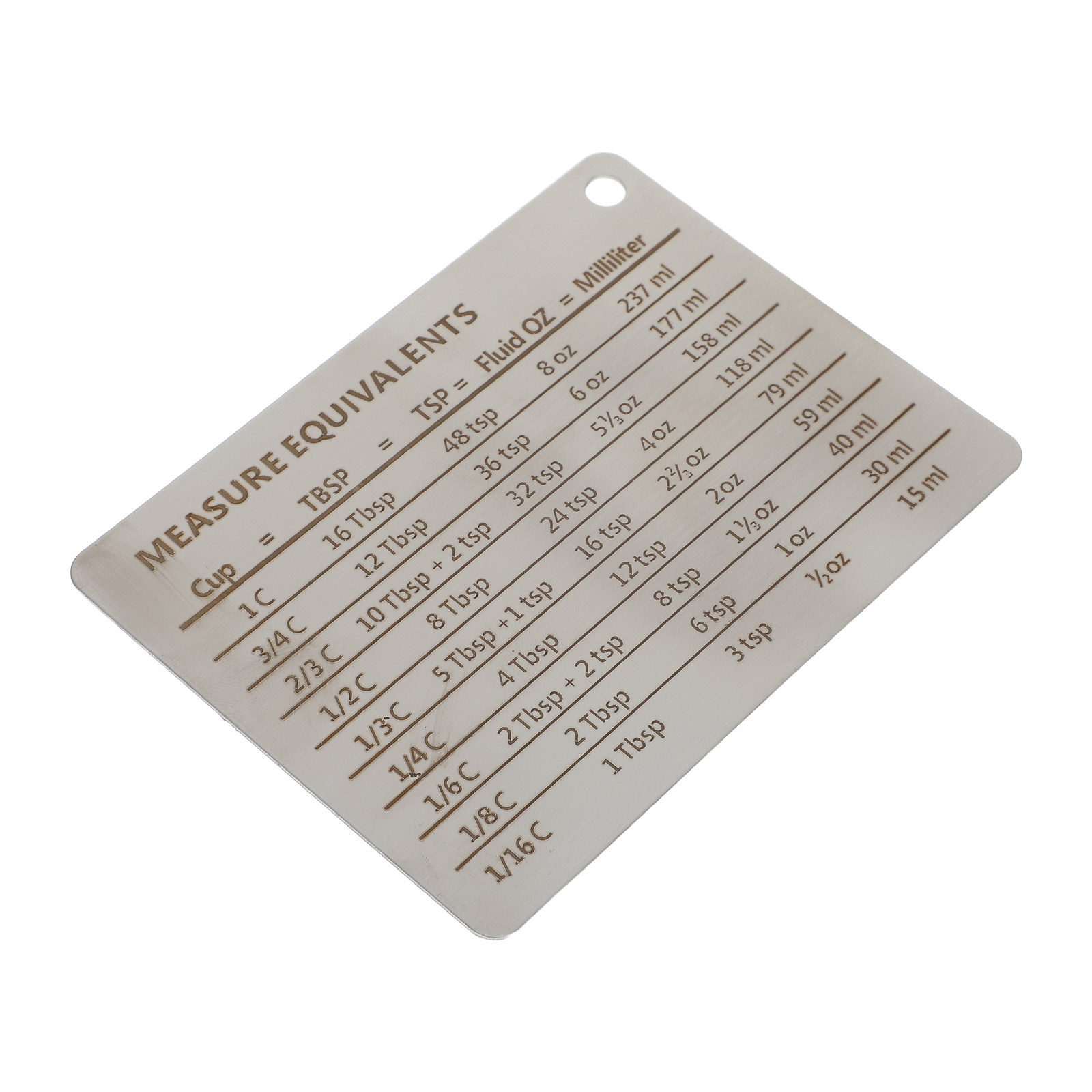 Stainless Steel Baking Convers - Kitchen Baking Conversion Chart avis et prix