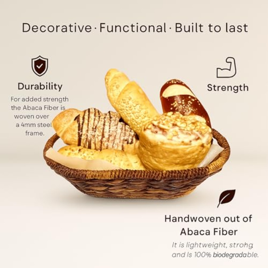 Handwoven Oval Wicker Baskets  - Kitchen Baking Mat avis et prix