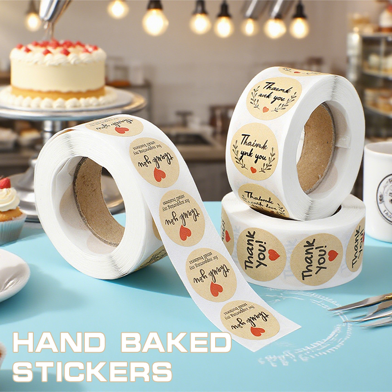 500pcs Thank You Stickers Seal - Kitchen.Baking Labels avis et prix