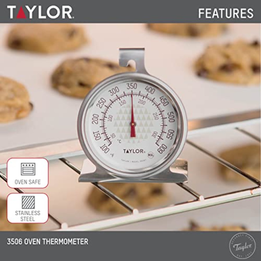 Large 2.5 Inch Dial Kitchen Co - Oven Thermometer Analog avis et prix