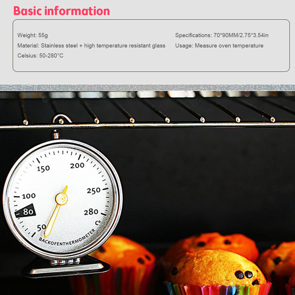 50-280 Celsius Oven Thermomete - Oven Thermometer Analog avis et prix