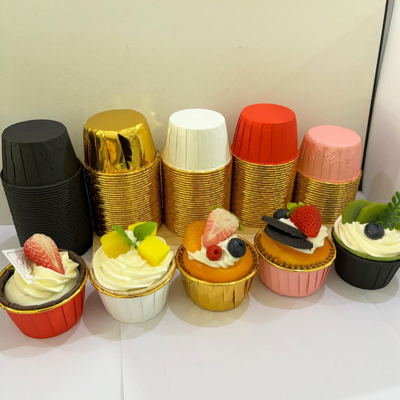 25Pcs Rolled Edge Cake Cups, W - Kitchen Baking Mat avis et prix