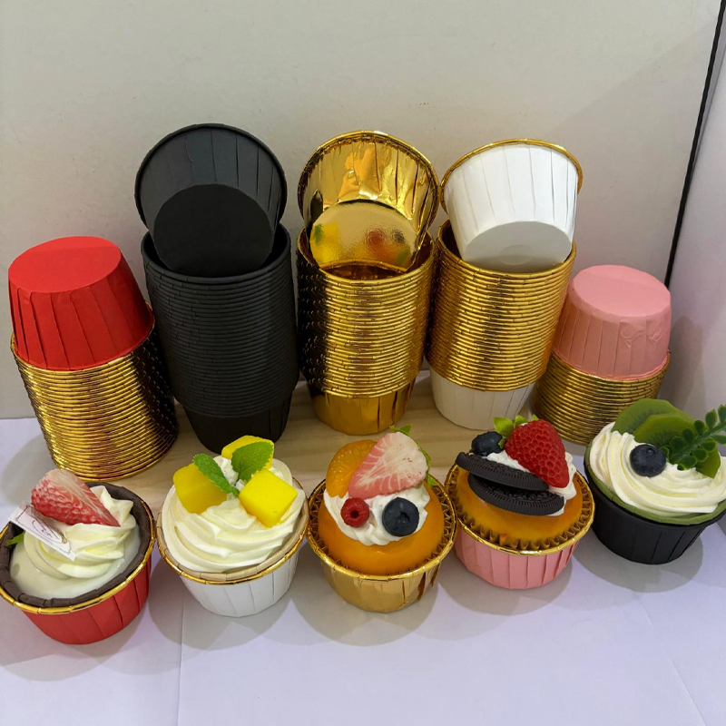 25Pcs Rolled Edge Cake Cups, W - Kitchen Baking Mat avis et prix