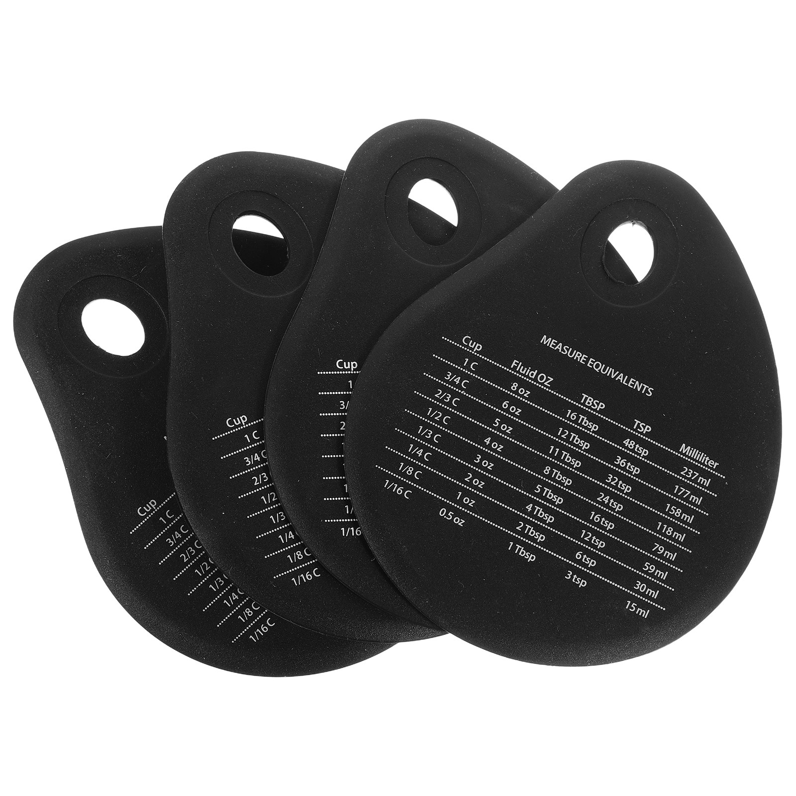 4Pcs Baking Tools Set Silicone - Kitchen Baking Conversion Chart avis et prix