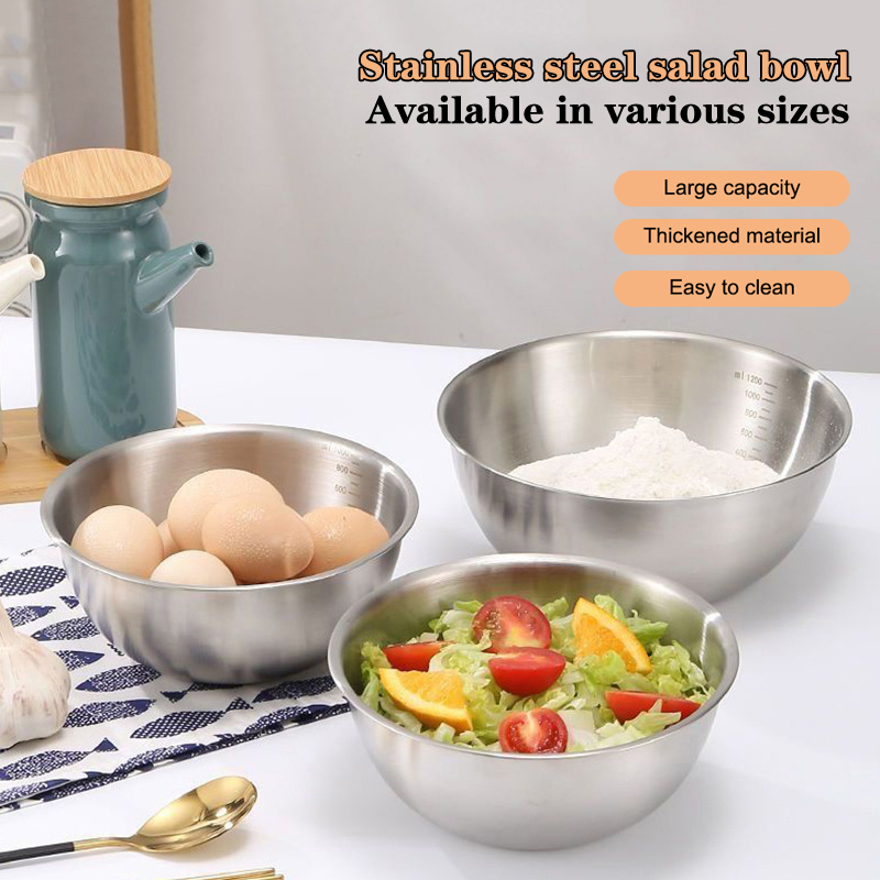 1PC Stainless Steel Bowl Set W - Kitchen Baking Essentials avis et prix