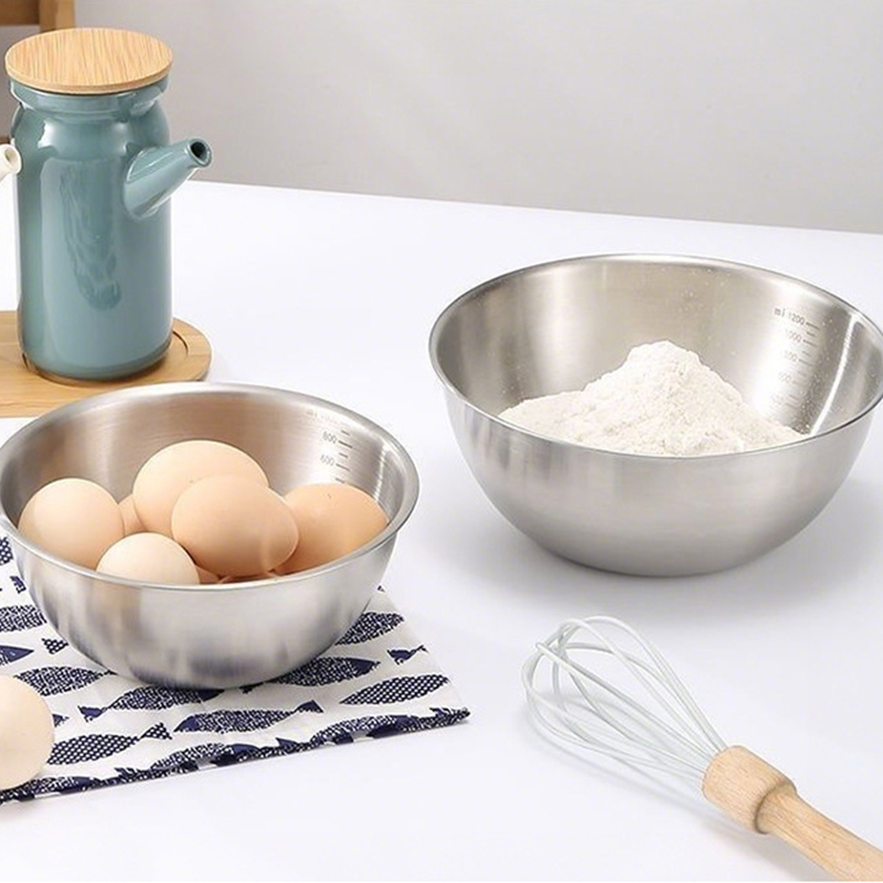 1PC Stainless Steel Bowl Set W - Kitchen Baking Essentials avis et prix