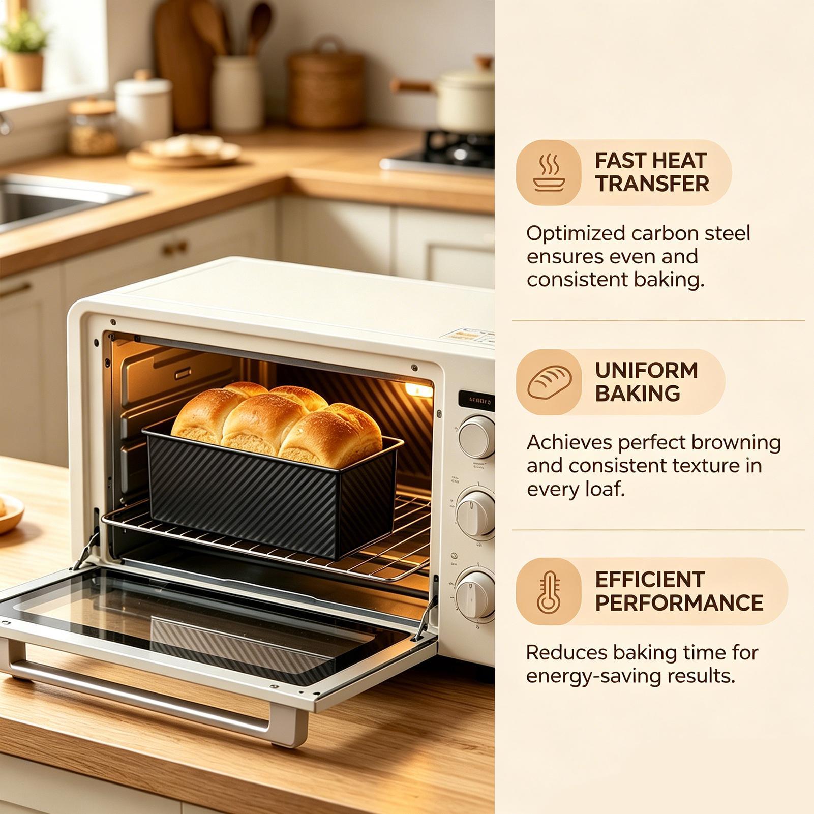 Bread Baking Pan Corrugated Ca - Kitchen Baking Pan avis et prix
