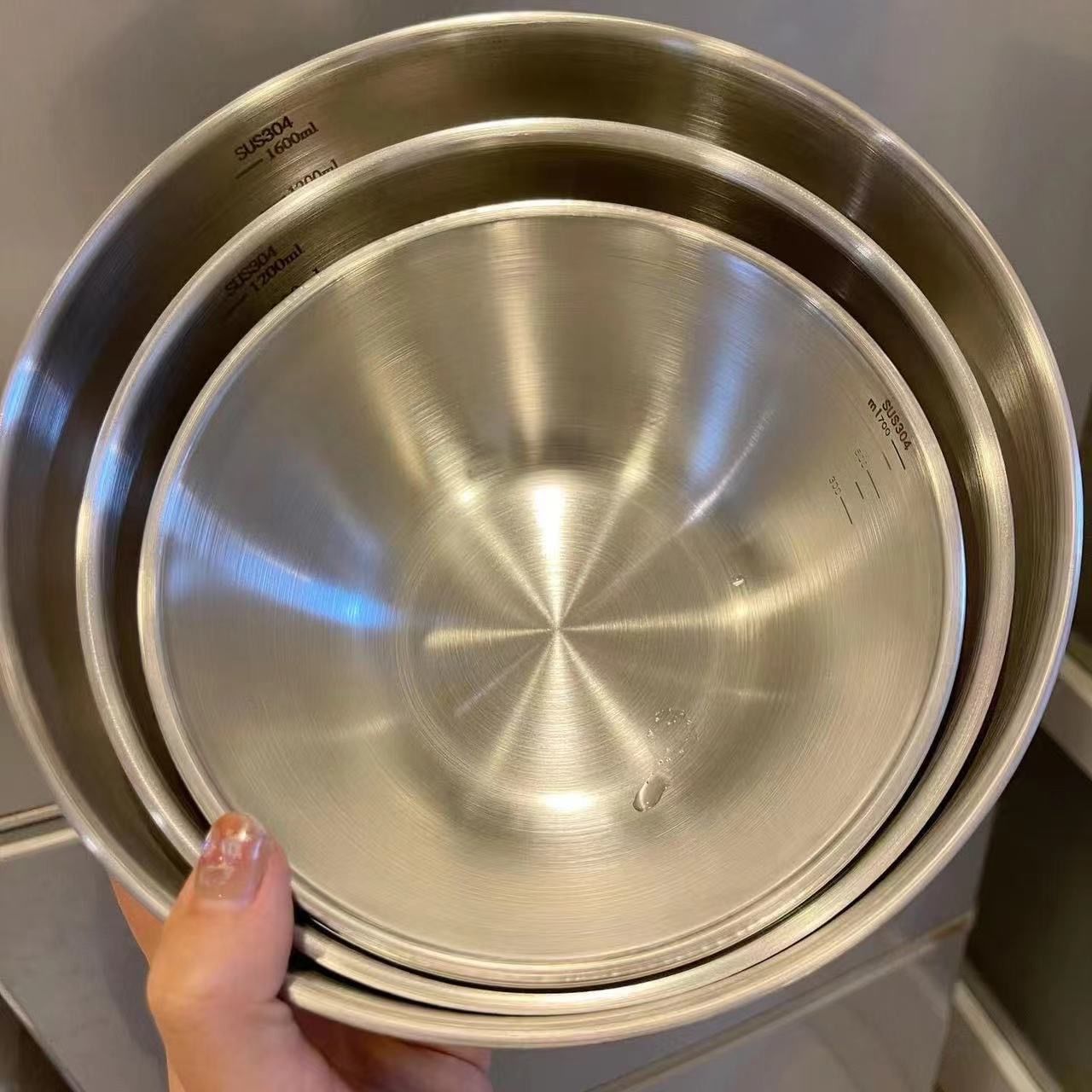 1-3 Stainless Steel Bowl Set w - Kitchen Baking Essentials avis et prix