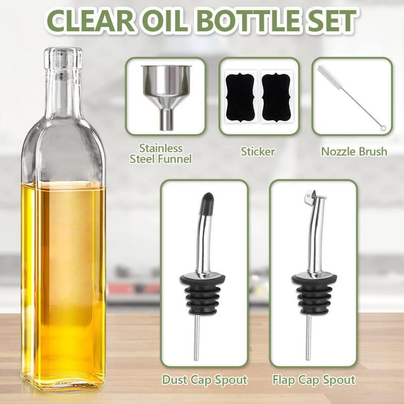 Kitchen Glass Oil Vinegar Disp - Kitchen Glass Baking Set avis et prix