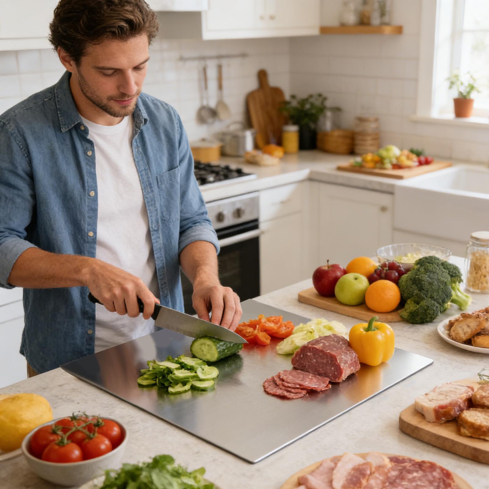 Stainless Steel Cutting Board  - Kitchen Baking Area avis et prix