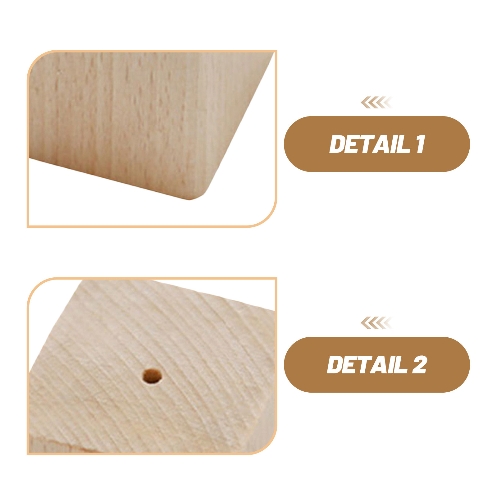 2Pcs Wooden Flower Nail Bases  - Kitchen And Baking Tools avis et prix