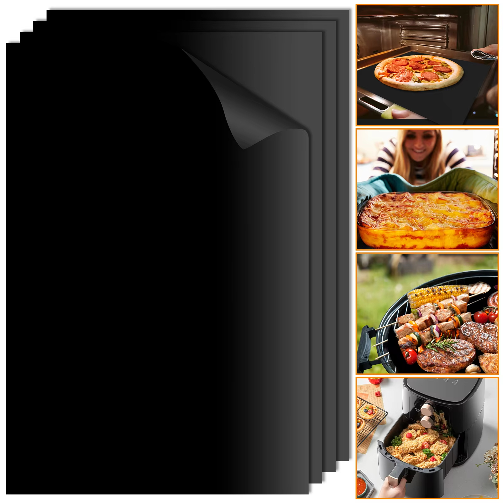 10Pcs Oven Liners Grill Mat 50 - Super Kitchen Baking Mat avis et prix