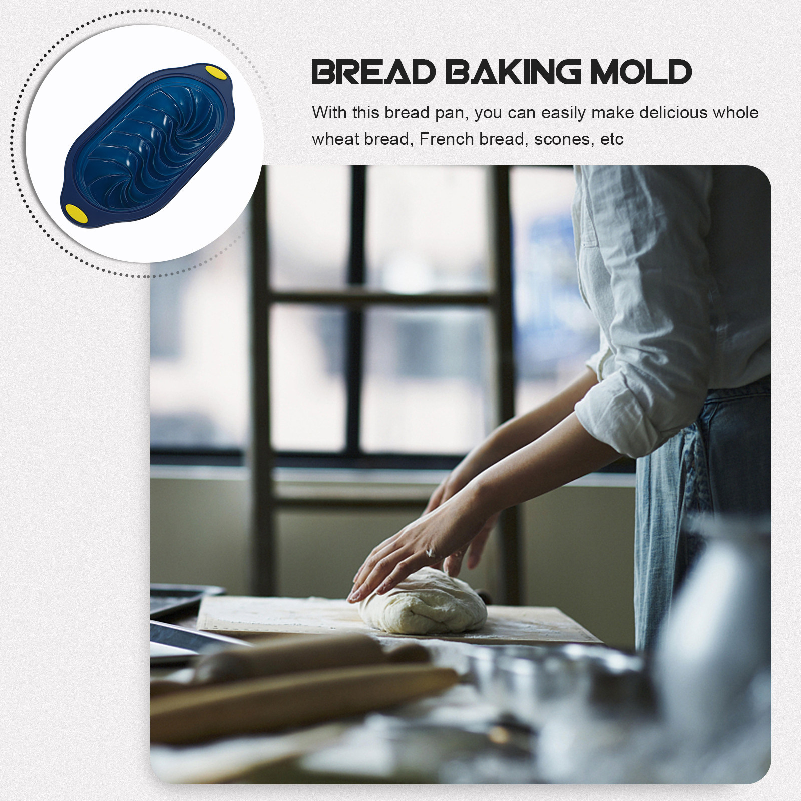 Silicone Loaf Pan Rectangular  - Kitchen Baking Pan avis et prix