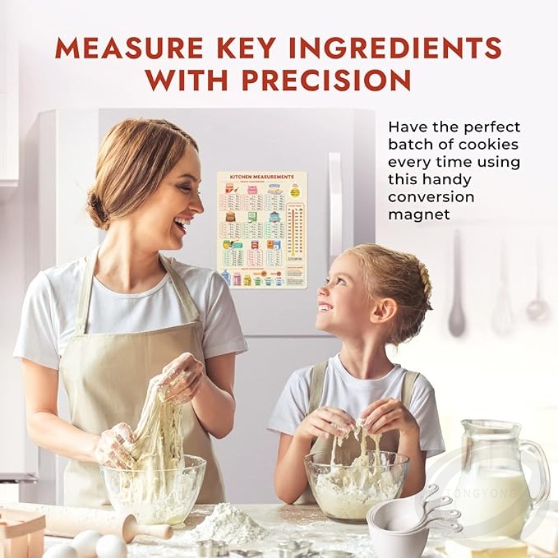 Kitchen Conversion Chart Magne - Kitchen Baking Conversion Chart avis et prix