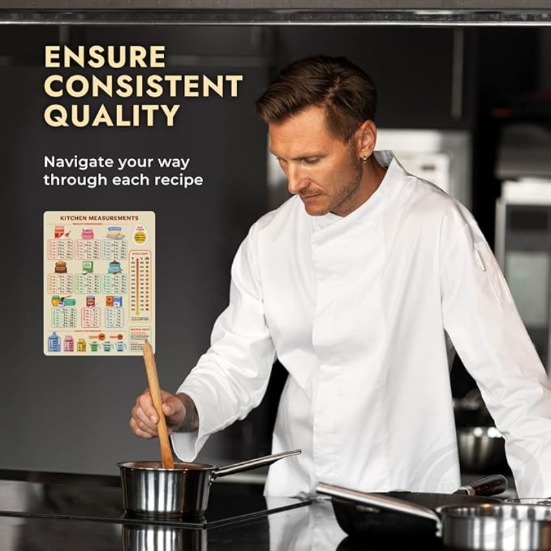 Kitchen Conversion Chart Magne - Kitchen Baking Conversion Chart avis et prix