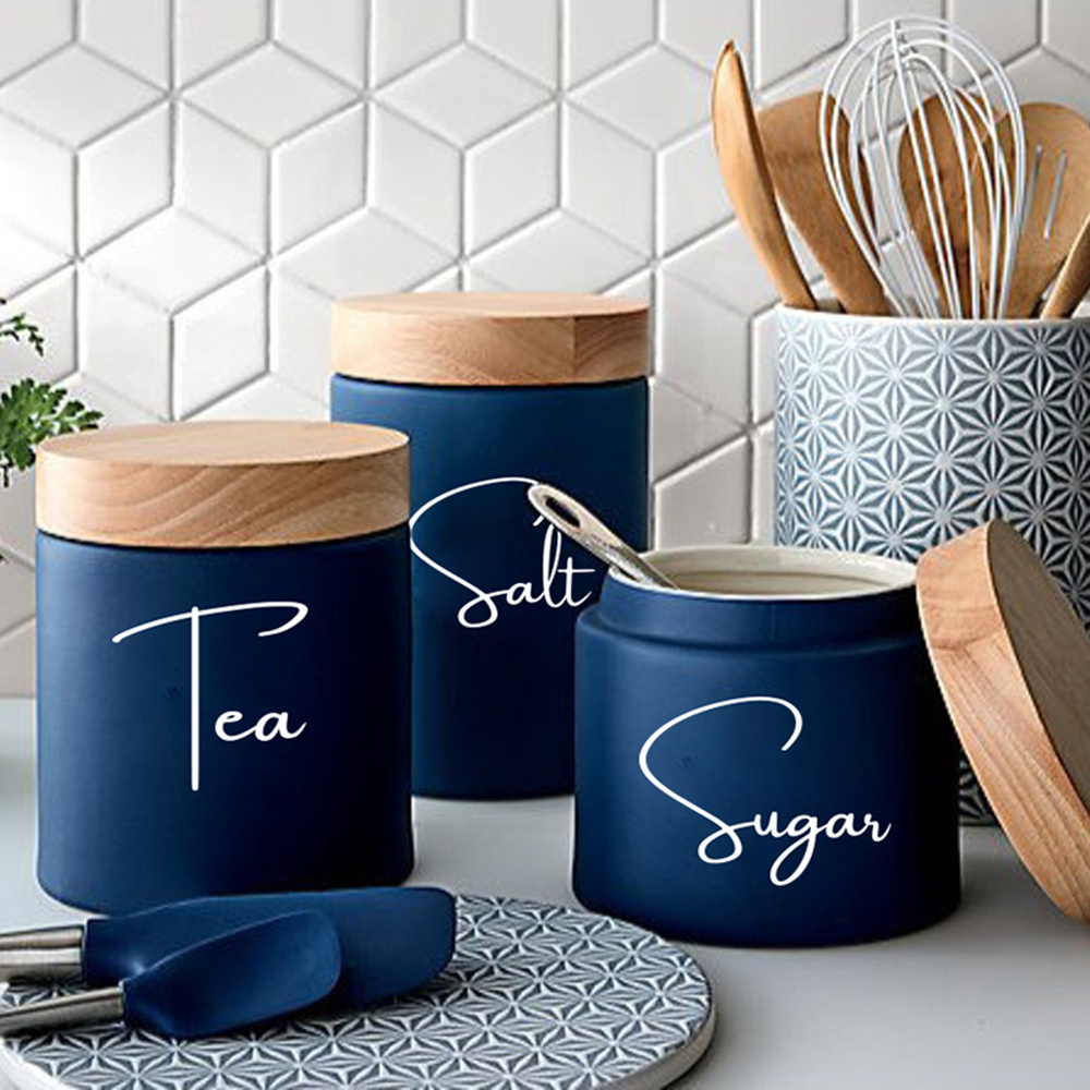 Decal Only 8Pcs Kitchen Organi - Kitchen.Baking Labels avis et prix