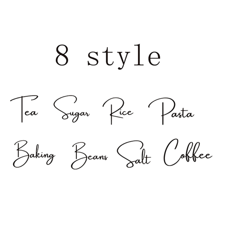 Decal Only 8Pcs Kitchen Organi - Kitchen.Baking Labels avis et prix