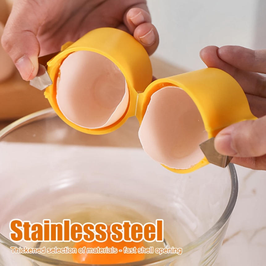 3pcs/1pc Stainless Steel Eggsh - Kitchen Baking Essentials avis et prix