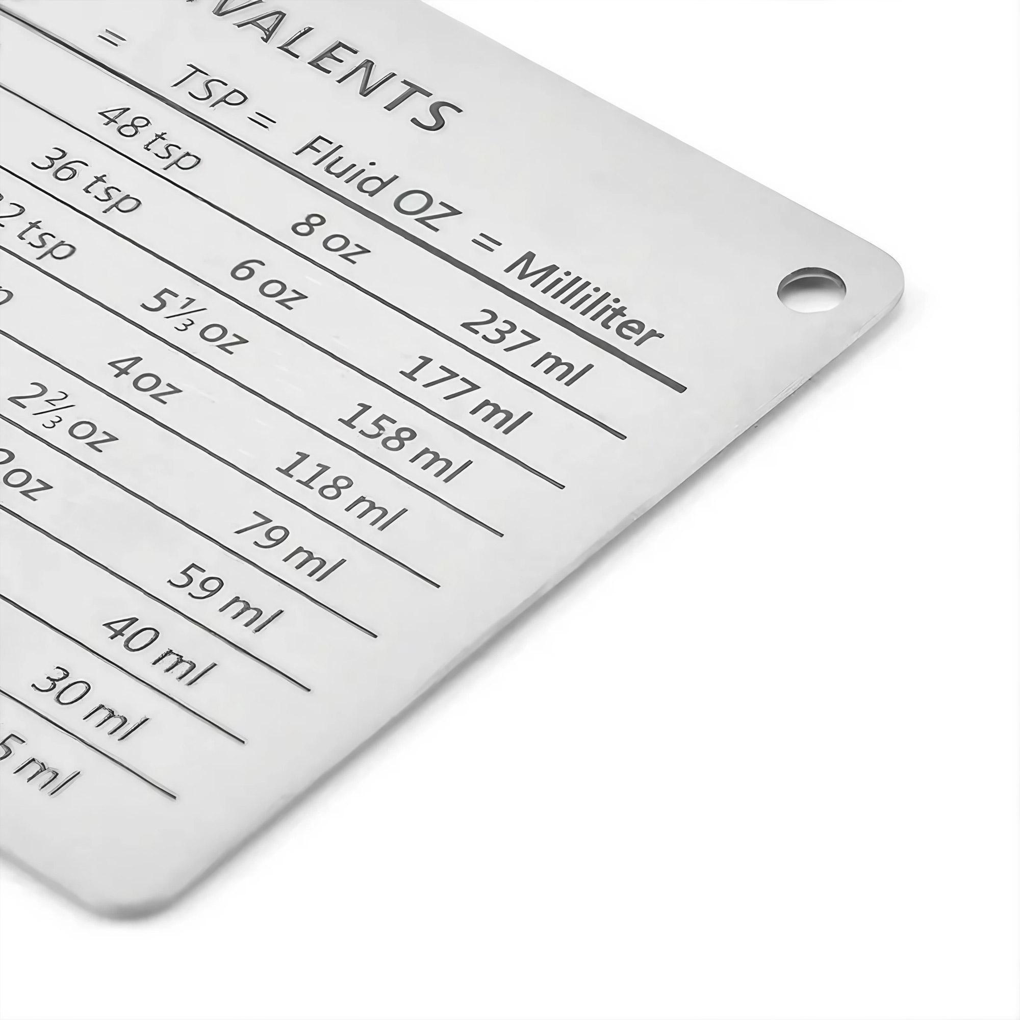 Stainless Steel Kitchen Scale  - Kitchen Baking Conversion Chart avis et prix