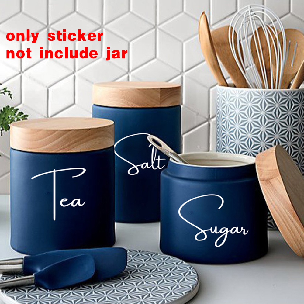8Pcs Kitchen Organization Cani - Kitchen.Baking Labels avis et prix