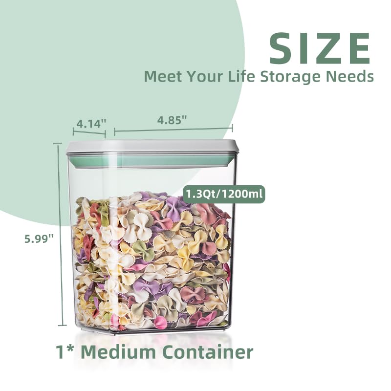 Ankou 3Pcs 1.2L Pop Airtight F - Kitchen Baking Storage avis et prix