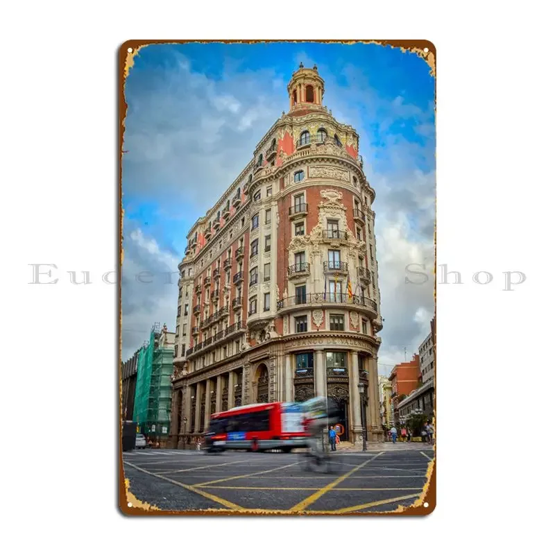 Bank Of Valencia Metal Plaque  - Kitchen Bank avis et prix