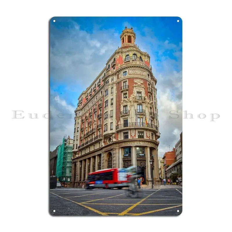 Bank Of Valencia Metal Plaque  - Kitchen Bank avis et prix