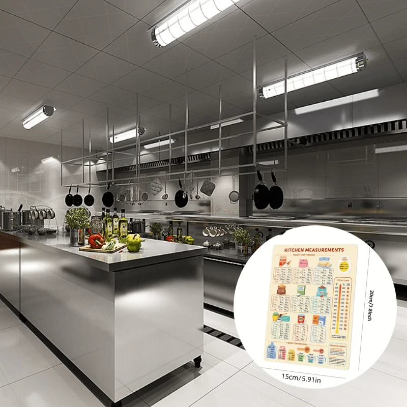 1PC Kitchen Conversion Chart,  - Kitchen Baking Conversion Chart avis et prix