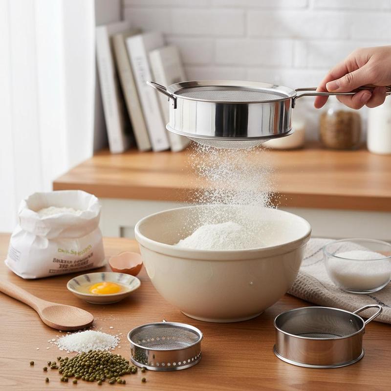 Fine Mesh Flour Sifter 12.6 In - Kitchen Baking Essentials avis et prix