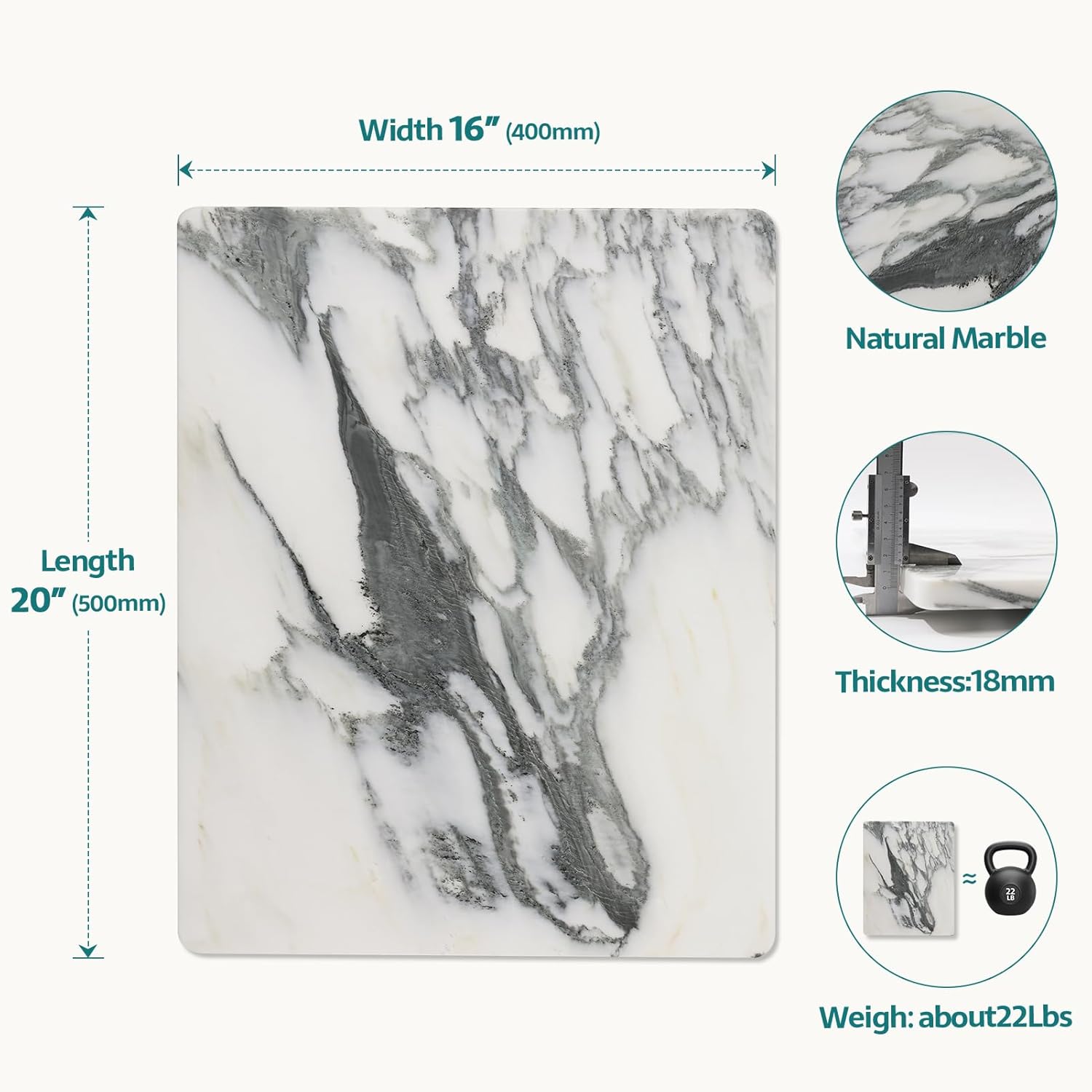 Marble Stone Cutting Board For - Kitchen Baking Area avis et prix
