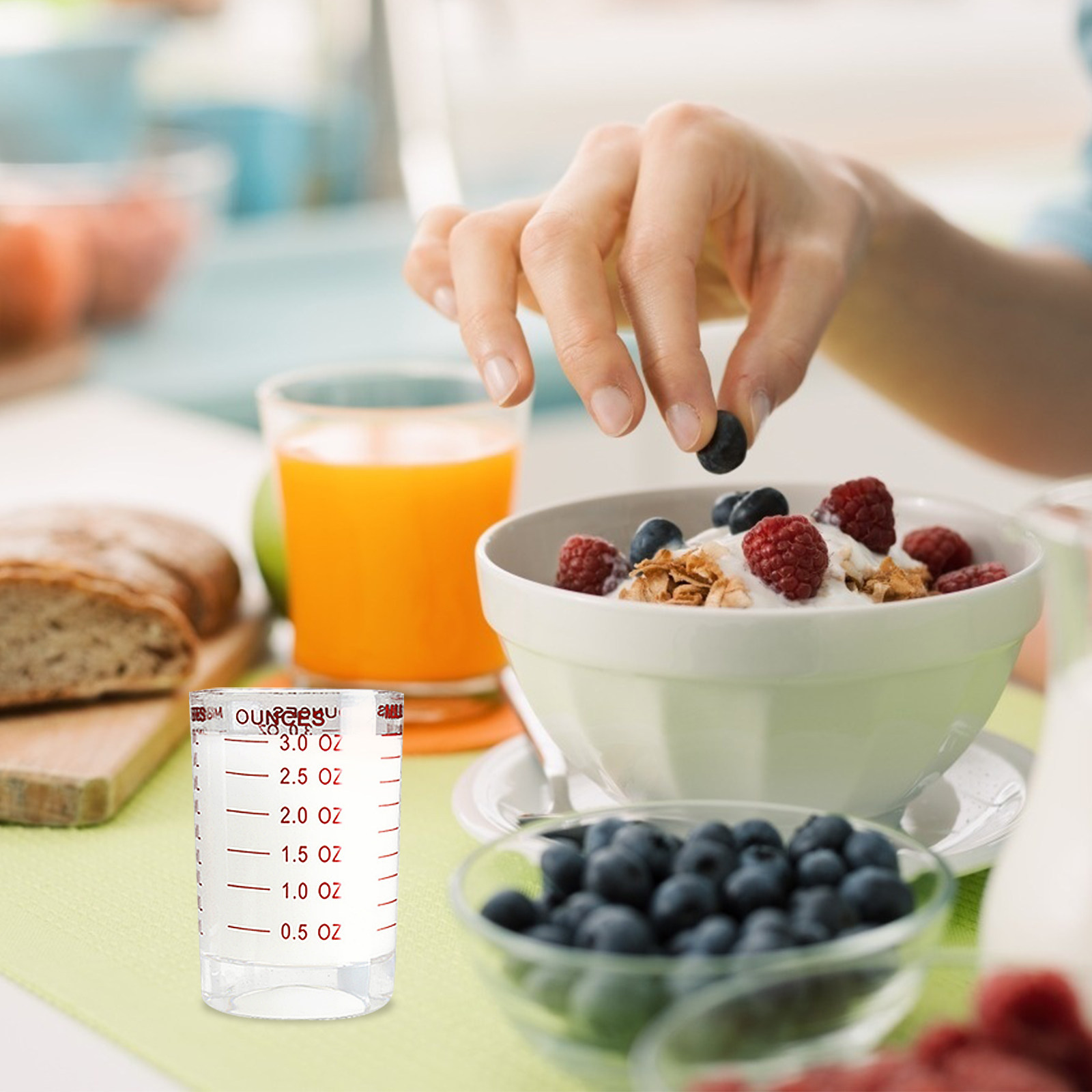 3Pcs Reusable Glass Measuring  - Kitchen Baking Area avis et prix