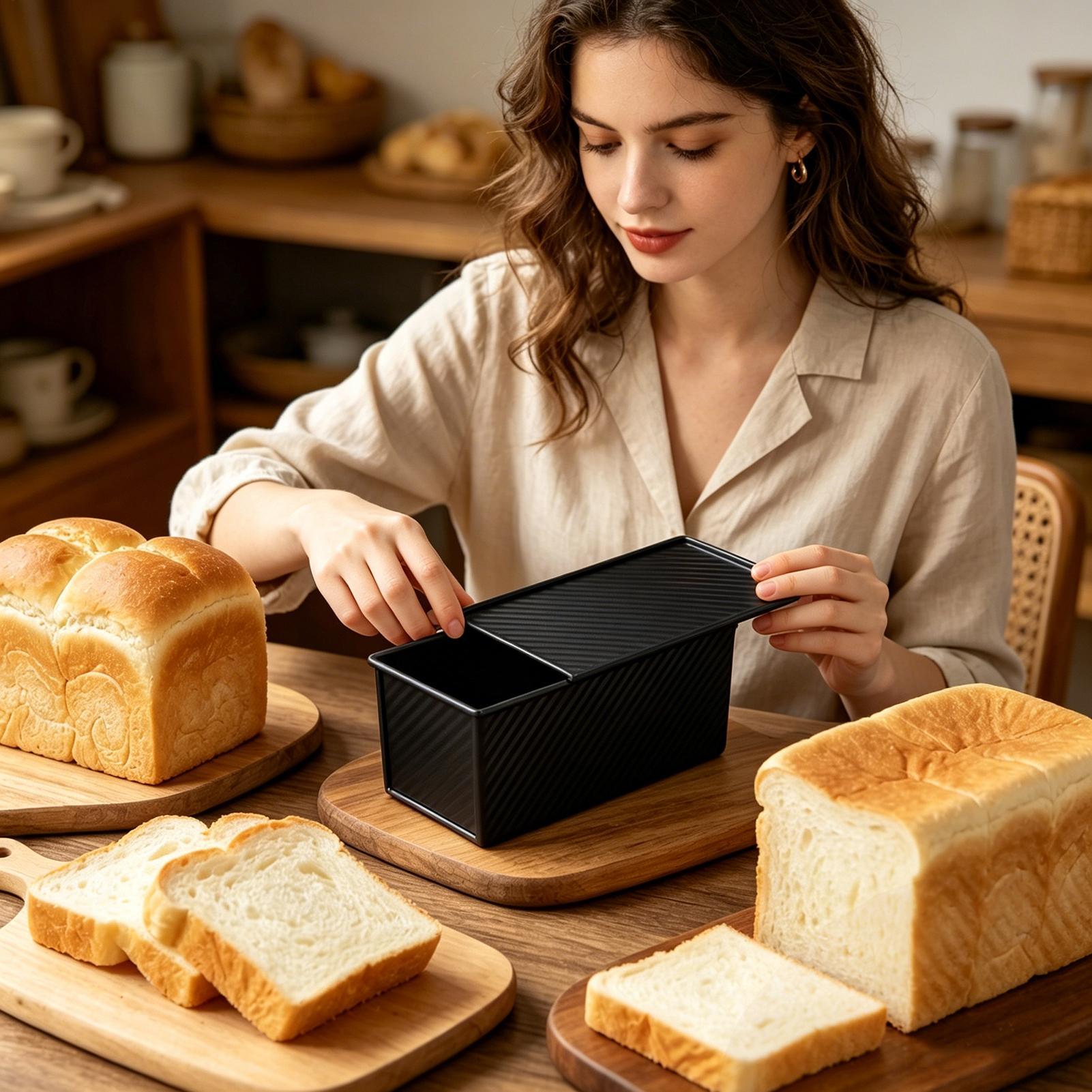 Loaf Pan With Lid Corrugated C - Kitchen Baking Pan avis et prix