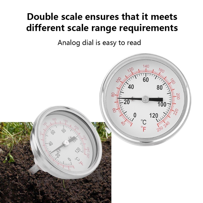 62mm 120℃ High Temperature Bim - Oven Thermometer Analog avis et prix