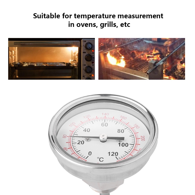 62mm 120℃ High Temperature Bim - Oven Thermometer Analog avis et prix