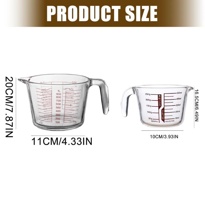 Glass Measuring Cup With Preci - Kitchen Baking Essentials avis et prix