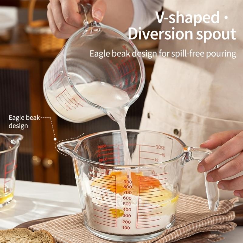 Glass Measuring Cup With Preci - Kitchen Baking Essentials avis et prix
