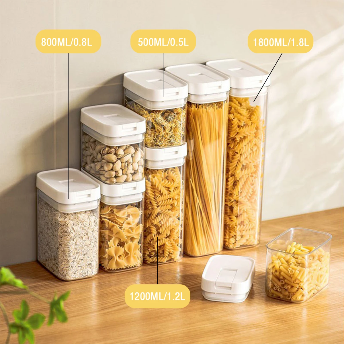 Pasta Storage Box Transparent  - Kitchen Bank avis et prix