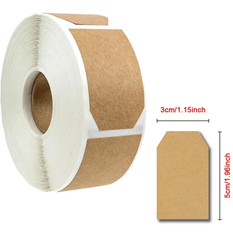 300Pcs Kraft Sticker Handwritt - Kitchen.Baking Labels avis et prix